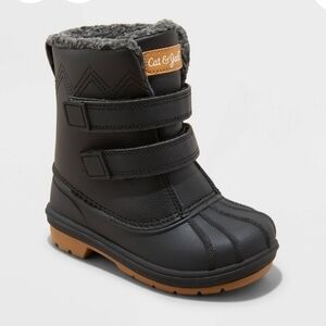 Kids Toddler Cat & Jack Black Kids Winter Boots